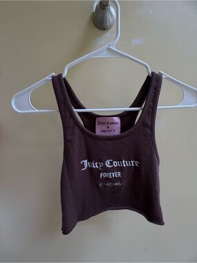 Juicy Couture Brown Crop Tank Top